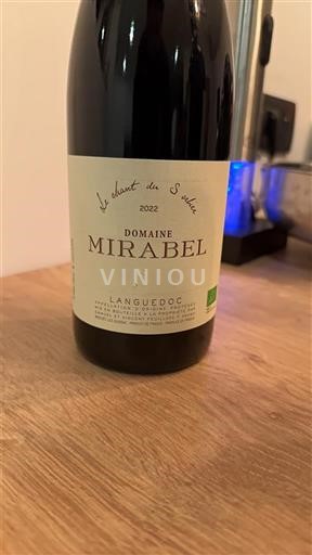 Languedoc Domaine Mirabel Le chant du Sud 2022