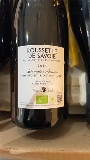 Savoie og Bugey Roussette de Savoie Domaine Genoux 2024