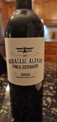 La Rioja rioja Heraclio Alfaro Finca Estarijo 2018