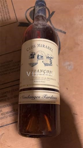 Tây Nam Jurançon Clos Mirabel Vendanges Tardives 2004