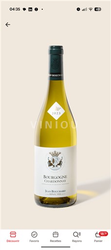 Bourgogne Bourgogne Chardonnay Jean Bouchard 2023