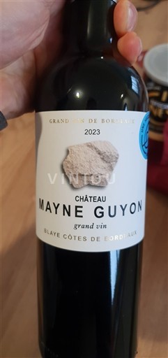 Bordeaux Blaye-Côtes-de-Bordeaux Château Mayne Guyon grand vin 2023