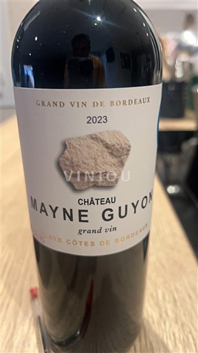 Bordoja Blaye-côtes-de-bordeaux Château Mayne Guyon grand vin 2023