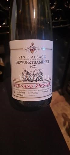 Alsasko Gewürztraminer Fernand Ziegler 2021