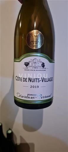 Borgoña Côte de Nuits Villages Domaine Désertaux-Ferrand 2019