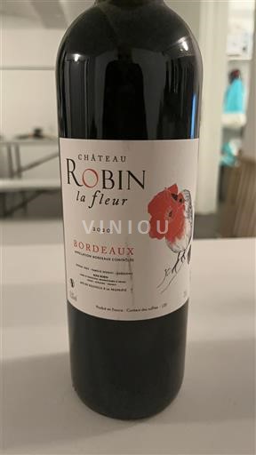 Burdeos Bordeaux Château Robin la fleur 2020