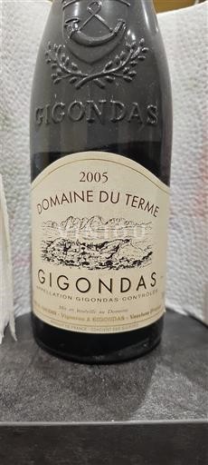 Thung lũng Rhône Gigondas Domaine Terme 2005
