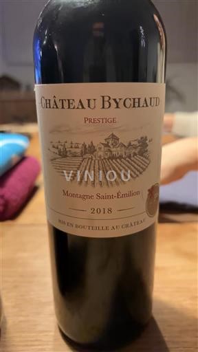 Bordeaux Montagne-saint-émilion Château Bychaud Prestige 2018