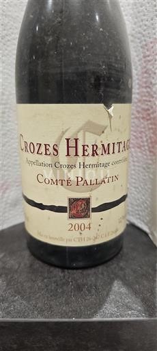Vallée du Rhône Crozes-hermitage Comté Pallatin 2004