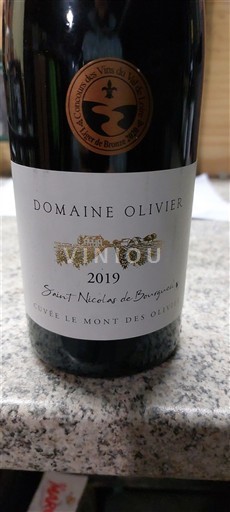 Thung lũng sông Loire Saint-Nicolas-De-Bourgueil Domaine Olivier Le Mont des Oliviers 2019