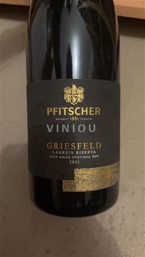 Trentino-Alto Adige Non specificato Pfitscher Griesfeld Lagrein Riserva 2021