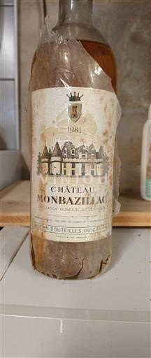 Tây Nam Monbazillac Château Monbazillac 1981