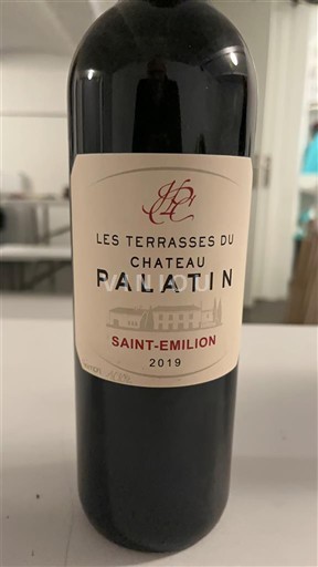 Bordeaux Saint-Émilion Château Palatin Les Terrasses du 2019