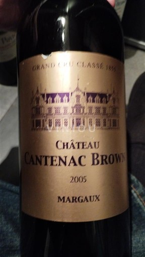 Bordeaux Margaux Cantenac Brown 2005