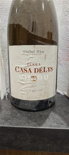 Languedoc ja Roussillon Pays d'Oc Michel Mas Terra Casa Delys 2010