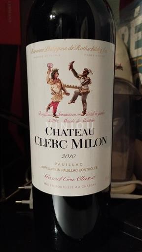 Bordeaux Pauillac Château Clerc Milon 2010