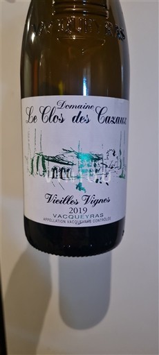 Valle del Rodano Vacqueyras Domaine Le Clos des Cazaux Vieilles Vignes 2019