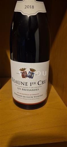Bourgogne Beaune Premier Cru Domaine Lycée Viticole Les Bressandes 2018