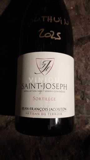 Wines Rouge sec Sortilège Jean-François Jacouton 2022 France Rhône Valley Saint-Joseph AOC