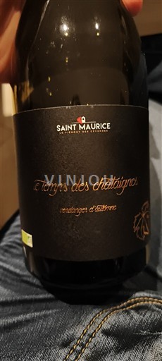 Rhônedalen Côtes du Rhône Saint Maurice Le temps des châtaignes Icke årgångsbetecknad