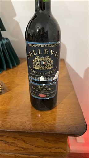 Bordeaux Bordeaux Supérieur Château Haut Bellegarde Bellevie 2006