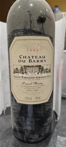 Bordeaux Saint-Émilion Grand Cru Grand Cru Château Barry 1996