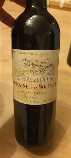 Bordeaux Pessac-Léognan Domaine La Solitude 2011