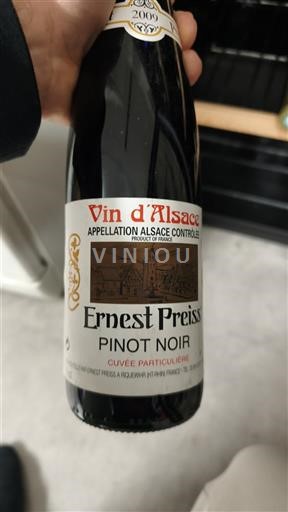 Alsace Ernest Preiss Particulière 2009