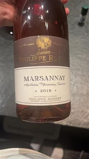 Borgogna Marsannay Domaine Philippe Robert 2018