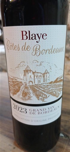 Bordeaux Blaye-Côtes-de-Bordeaux Cotes De Bordeaux 2023