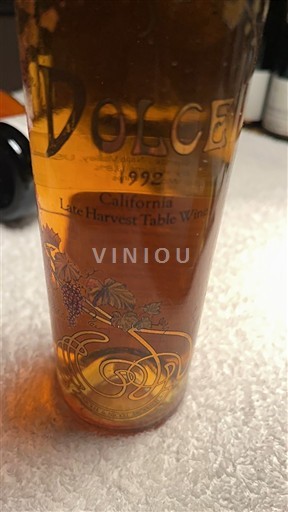 California AVAs Napa Valley Dolce Late Harvest Table Wine 1992