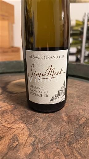 Weine Blanc sec Riesling Grand Cru Rosacker Sipp Mack 2021 Frankreich Elsass Nicht spezifiziert AOC Grand Cru