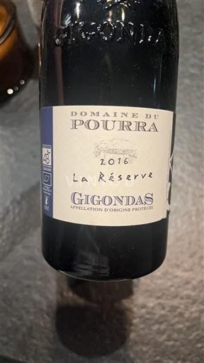 Rhône Valley Gigondas Domaine Pourra La Réserve 2016