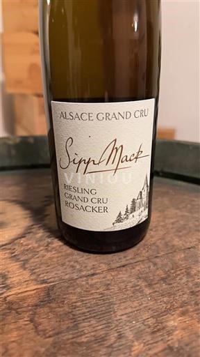 Weine Blanc sec Rosacker Sipp Mack 2016 Frankreich Elsass Nicht spezifiziert AOC Grand Cru