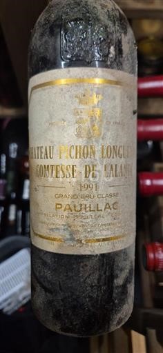 Bordeaux Pauillac Château Pichon Longueville Comtesse de Lalande 1991