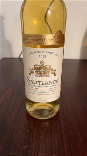Bordéus Sauternes La Côte d'Augustin Frocourt 2022