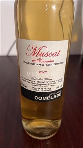 Roussillon Muscat de Rivesaltes Domaine Comelade 2019