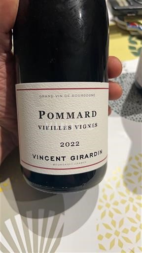Burgundy Pommard Vincent Girardin Vieilles Vignes 2022