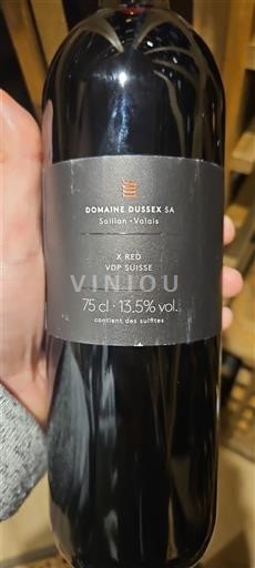 Valais Không được chỉ định Domaine SSEX SA X Red Không niên vụ