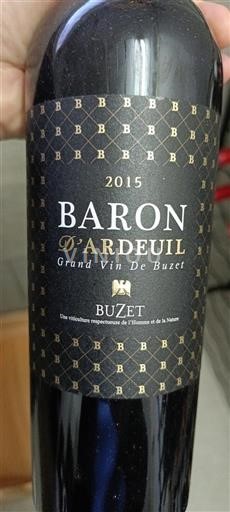 Südwestfrankreich Buzet Château Buzet Baron d'Ardeuil 2015