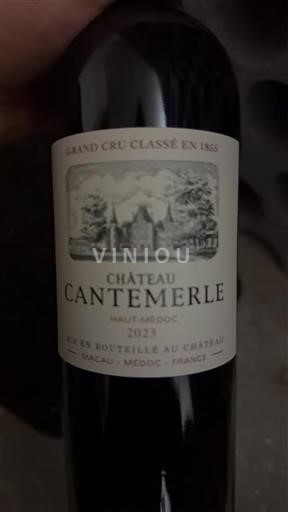 Bordeaux Haut-Médoc Grand Cru Classé Château Cantemerle 2023