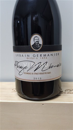 Valais Urbain Germanier Rouge Mémoire 2015