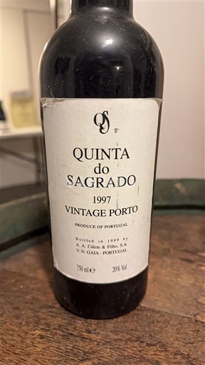 Portugal Port Quinta do Sagrado Vintage Porto 1997