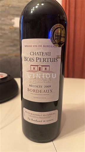 Burdeos Bordeaux Château Bois Pertuis 2009