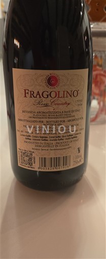 Veneto Fragolino Rosso Frizzante Senza annata