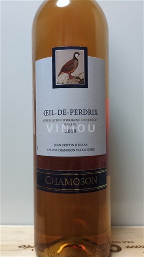 Valais Không được chỉ định Jean Crittin & Fils SA Oeil-de-Perdrix 2019