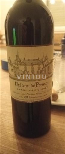 Bordéus Saint-Émilion Grand Cru Château Pressac 2015