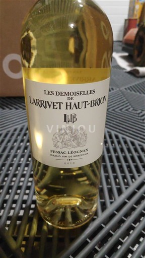 Bordeaux Pessac-Léognan Larrivet Haut-Brion Les Demoiselles de Larrivet Haut-Brion 2018