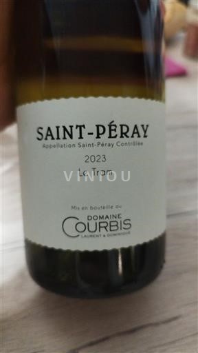 Rhône-dalen Saint-Péray Domaine Courbis Le Tram 2023