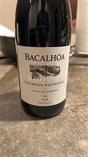 Portugal Dão. Bacalhôa Touriga Nacional Vinha da Garrida 2018